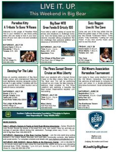 Big Bear Weekend Guide July 2016