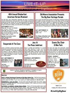 Sept 10-11 2016 Whats Up In Big Bear