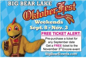 Time for Oktoberfest in Big Bear