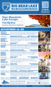 Big Bear: Week Of November 16, 2022